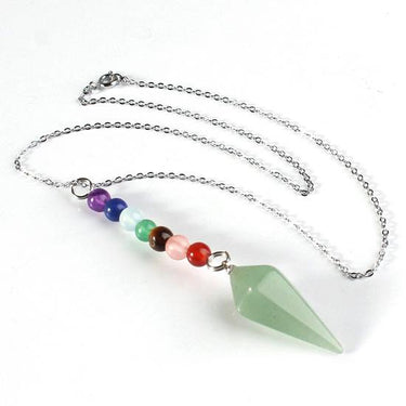 7 Chakra Reiki Agate Natural Stone Necklace